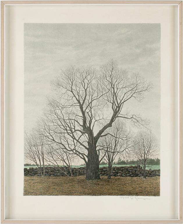 REINHOLD LJUNGGREN, färglitografi, sign o nr 184/460.