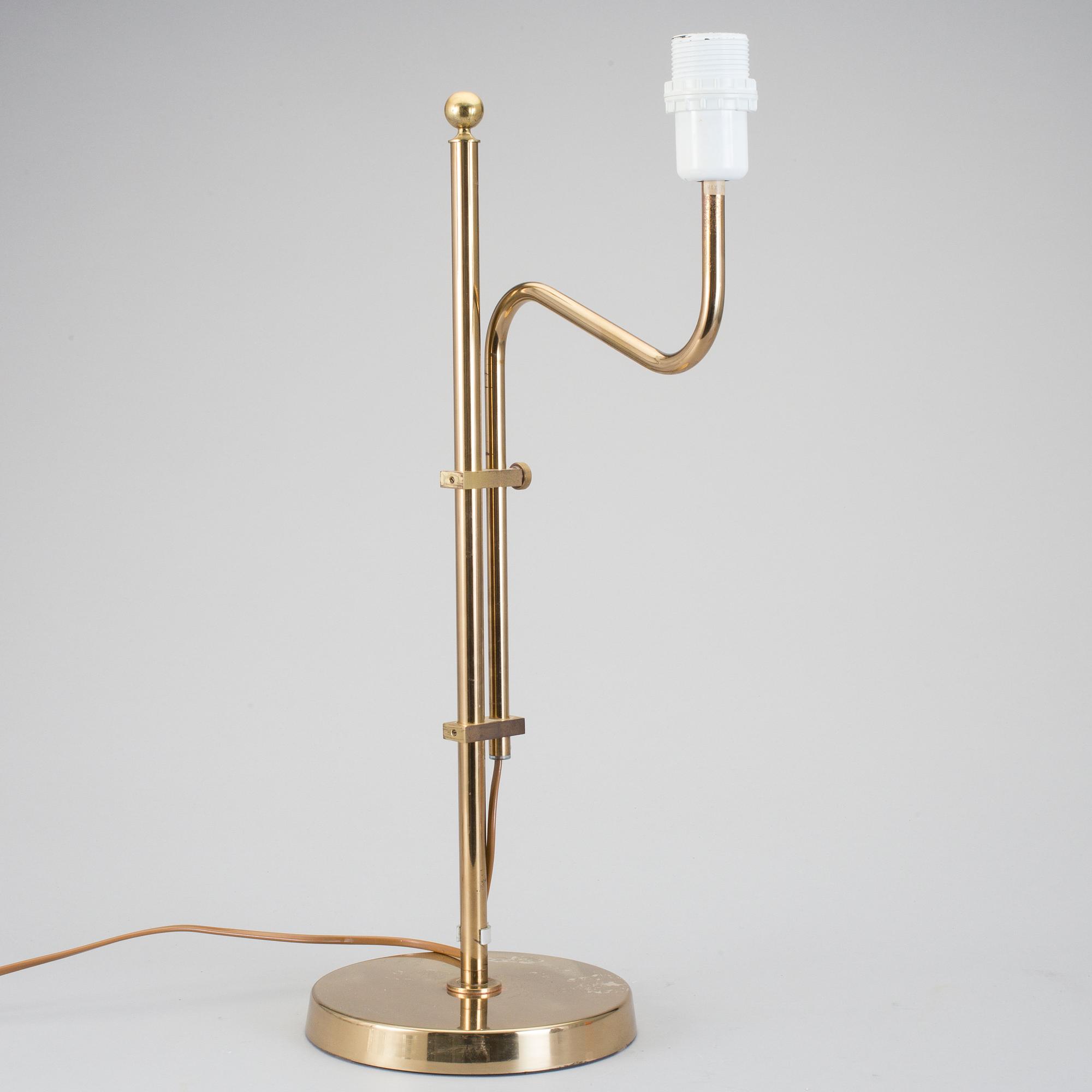 BORDSLAMPA, Bergboms B-132, 1900-talets andra hälft.