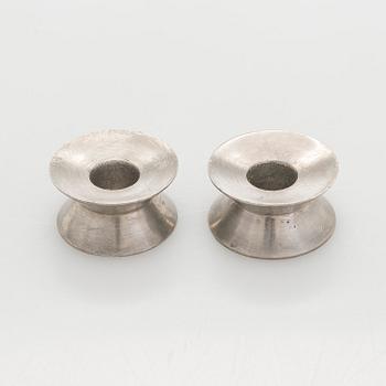 Viljo Hirvonen, a pair of rare mid-20th-century candlesticks manufactured by Valaistustyö for Artek.