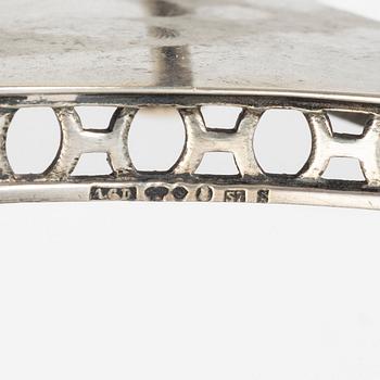A silver sugar bowl, Dufva A G, Stockholm 1920.