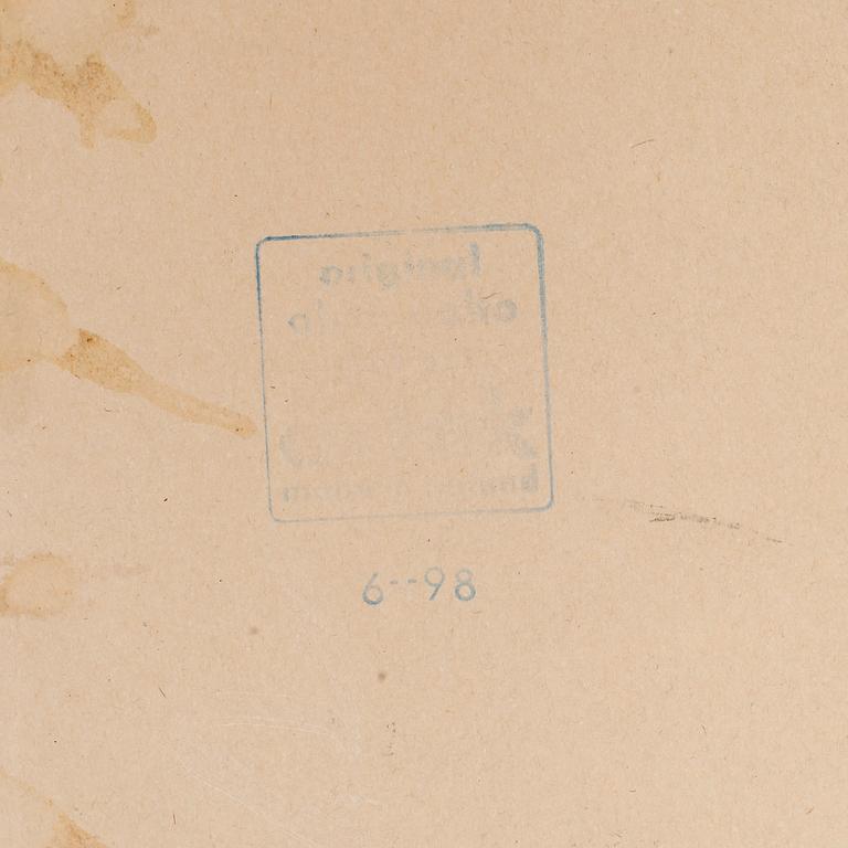 MATBORD, tvådelat, bord 96, Alvar Aalto, Artek, Finland, 1980-tal.