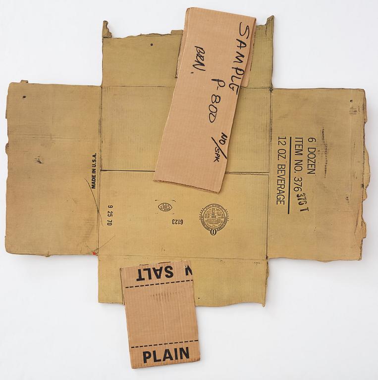 Robert Rauschenberg, Cardbird IV ur: "Cardbird series".