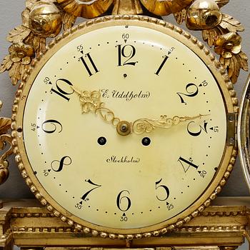 VÄGGPENDYL, gustaviansk stil, 1900-talets första hälft.