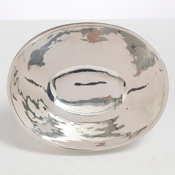 Eric Råström, skål, silver, firma CG Råström, Stockholm 1964.