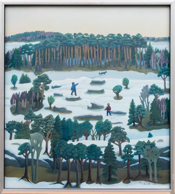 PIRKKO LEPISTÖ, olja på duk, signerad och daterad -87.