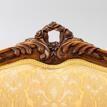 A pair of Louis XVI-style armchairs, around 1900.