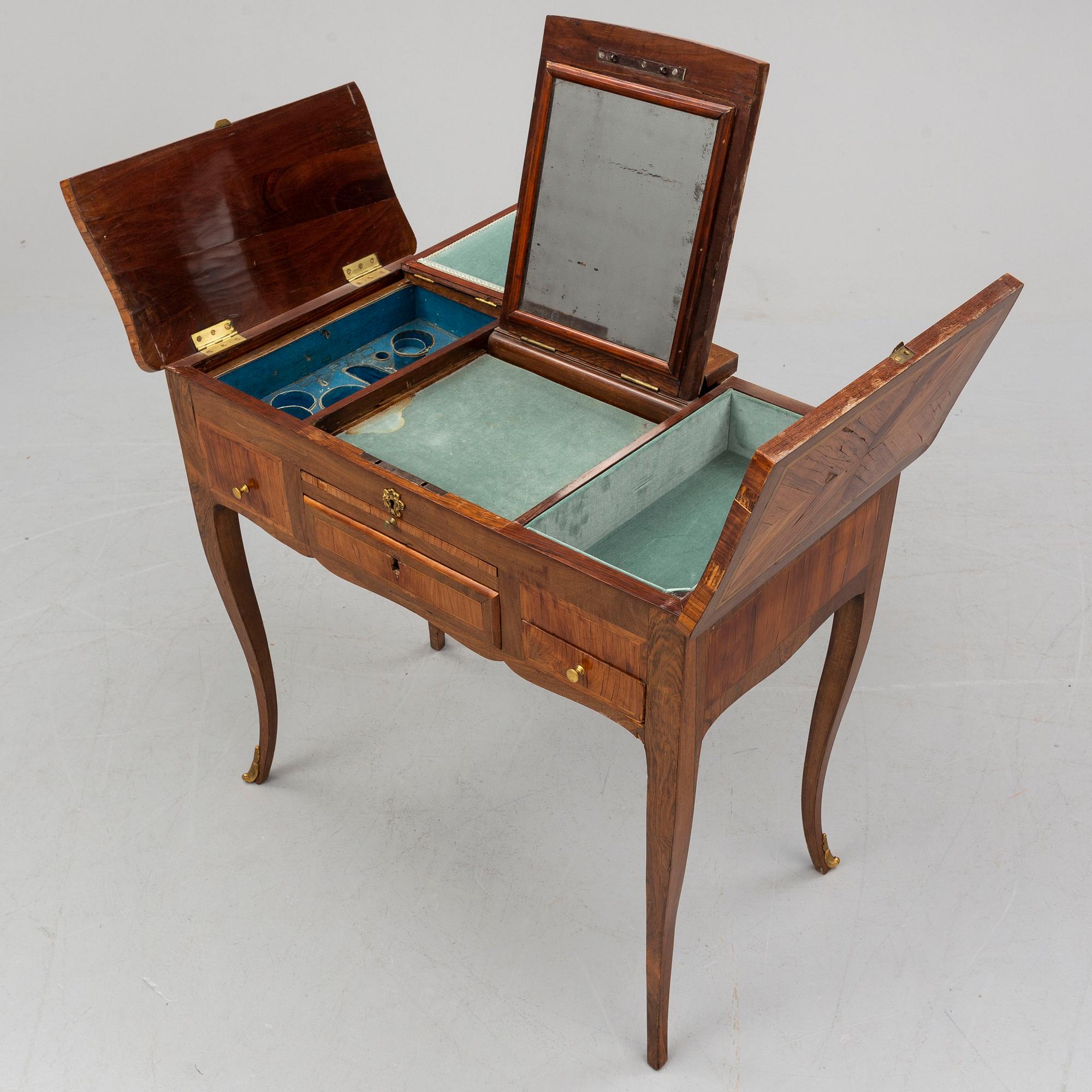 TOALETTBORD, 1700-tal.