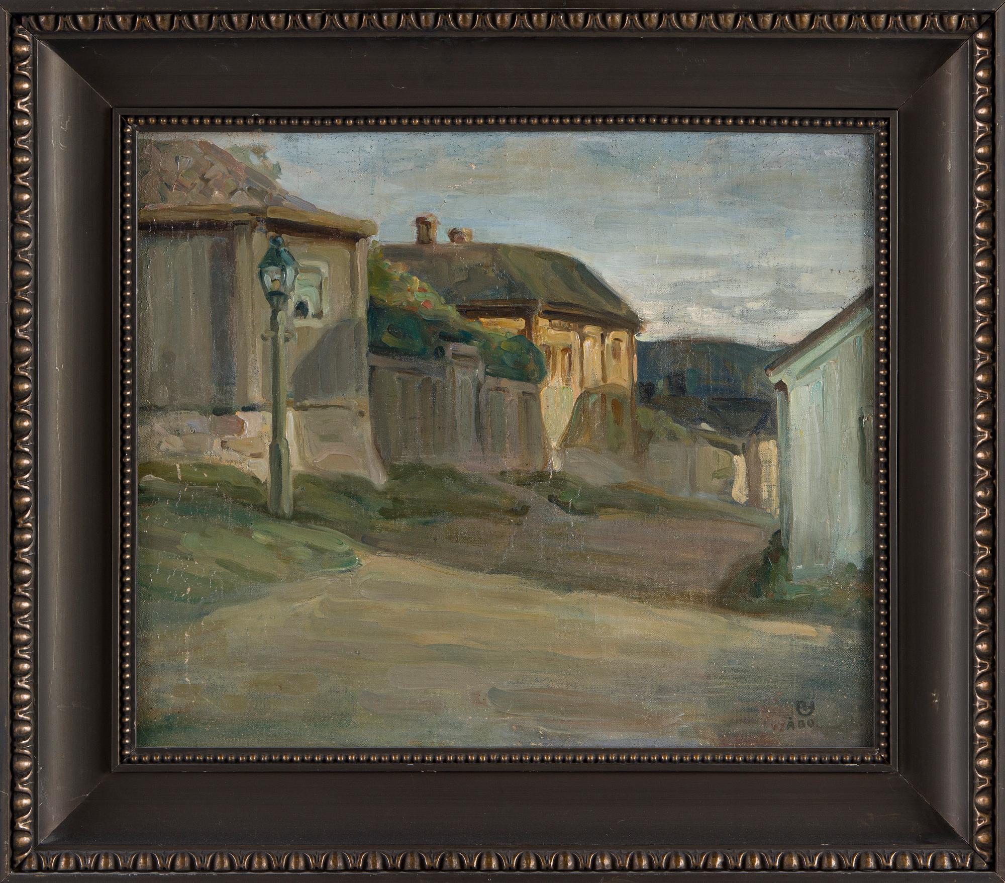 Axel Haartman, View from Luostarinmäki in Turku.