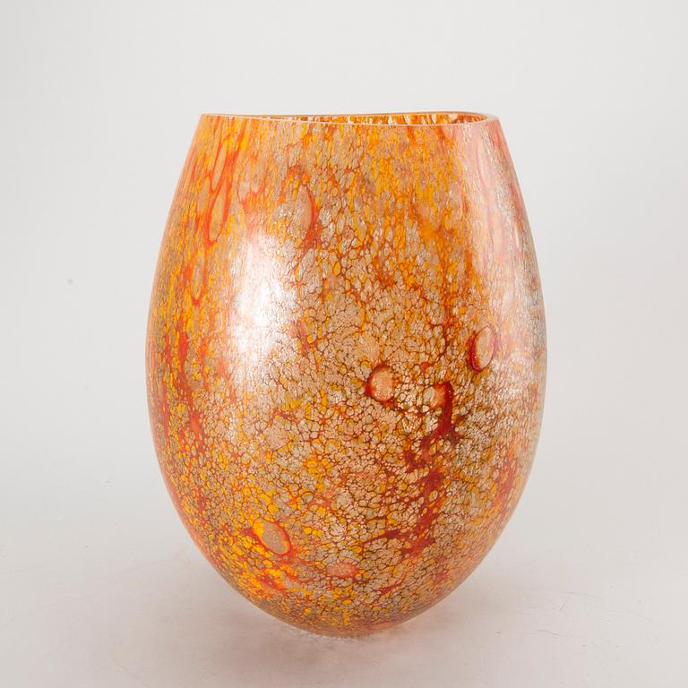 KJELL ENGMAN, a "Dino" Kosta Boda glass vase.