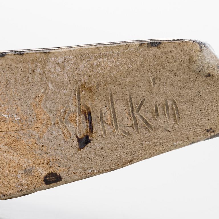 Michael Schilkin, a stoneware sculpture, signed Schilkin.