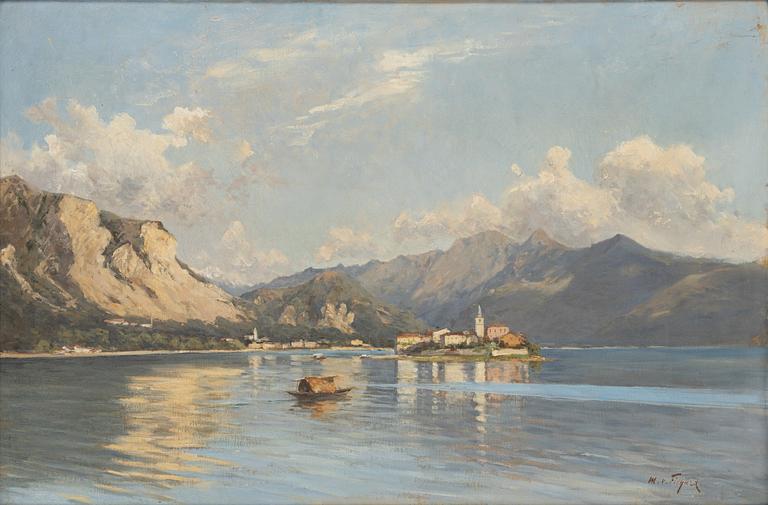 Maximilian von Fichard, oil on canvas, signed.