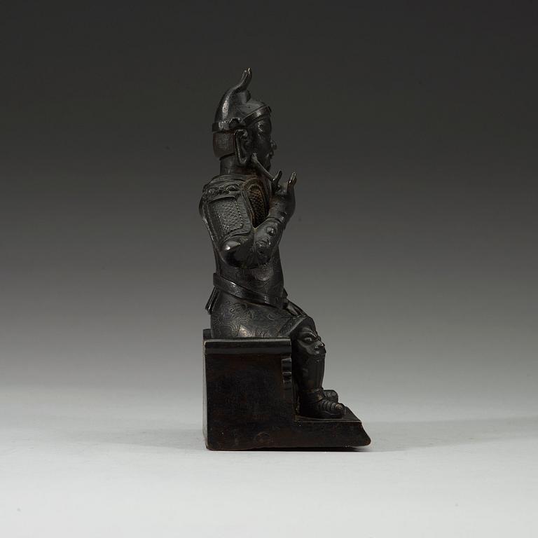 FIGURIN, brons, Qingdynastin, 1800-tal.