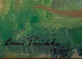 LAURI PARIKKA, olja på duk, signerad och daterad 1915.