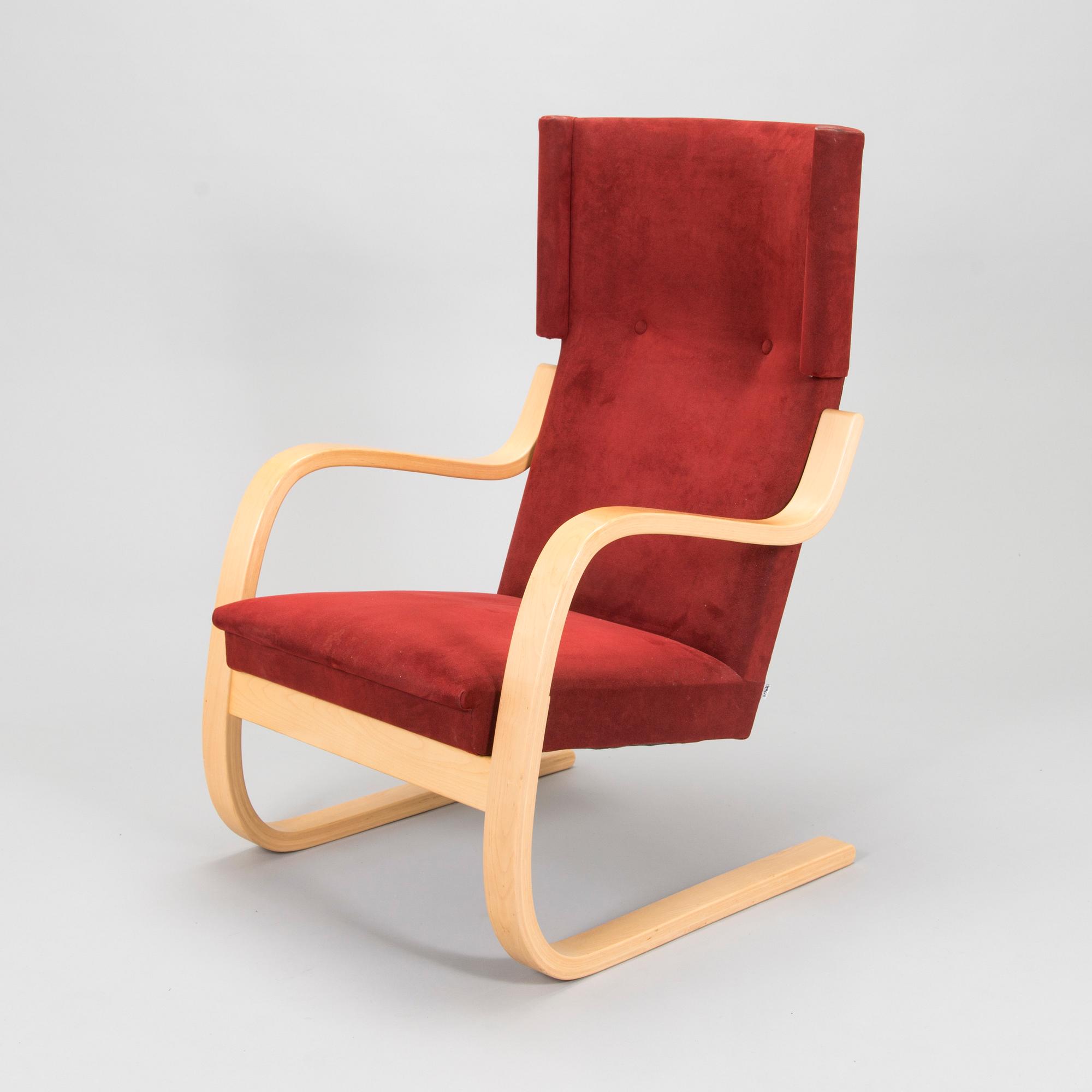 Alvar Aalto, fåtölj, modell 401 för Artek 2004.