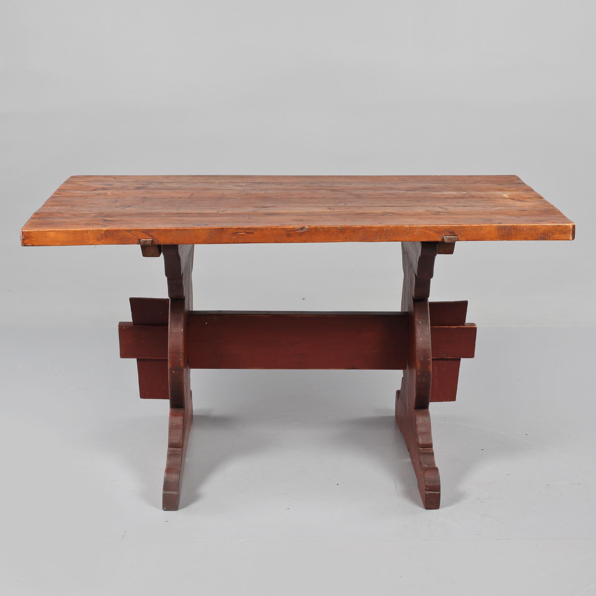 BOCKBORD, 1900-talets andra hälft.
