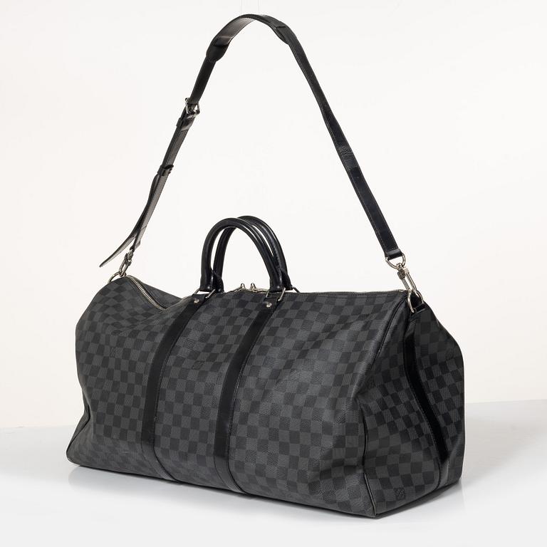Louis Vuitton, weekend bag "Keepall 55 Bandoulière", 2017.
