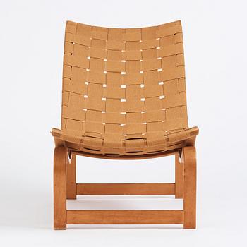 Bruno Mathsson, an early "Vilstol mod. 36" easy chair, Firma Karl Mathsson, Värnamo 1937.