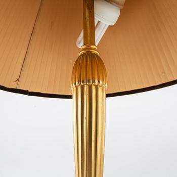 Bordslampa Swedish Modern 1940-tal brons.