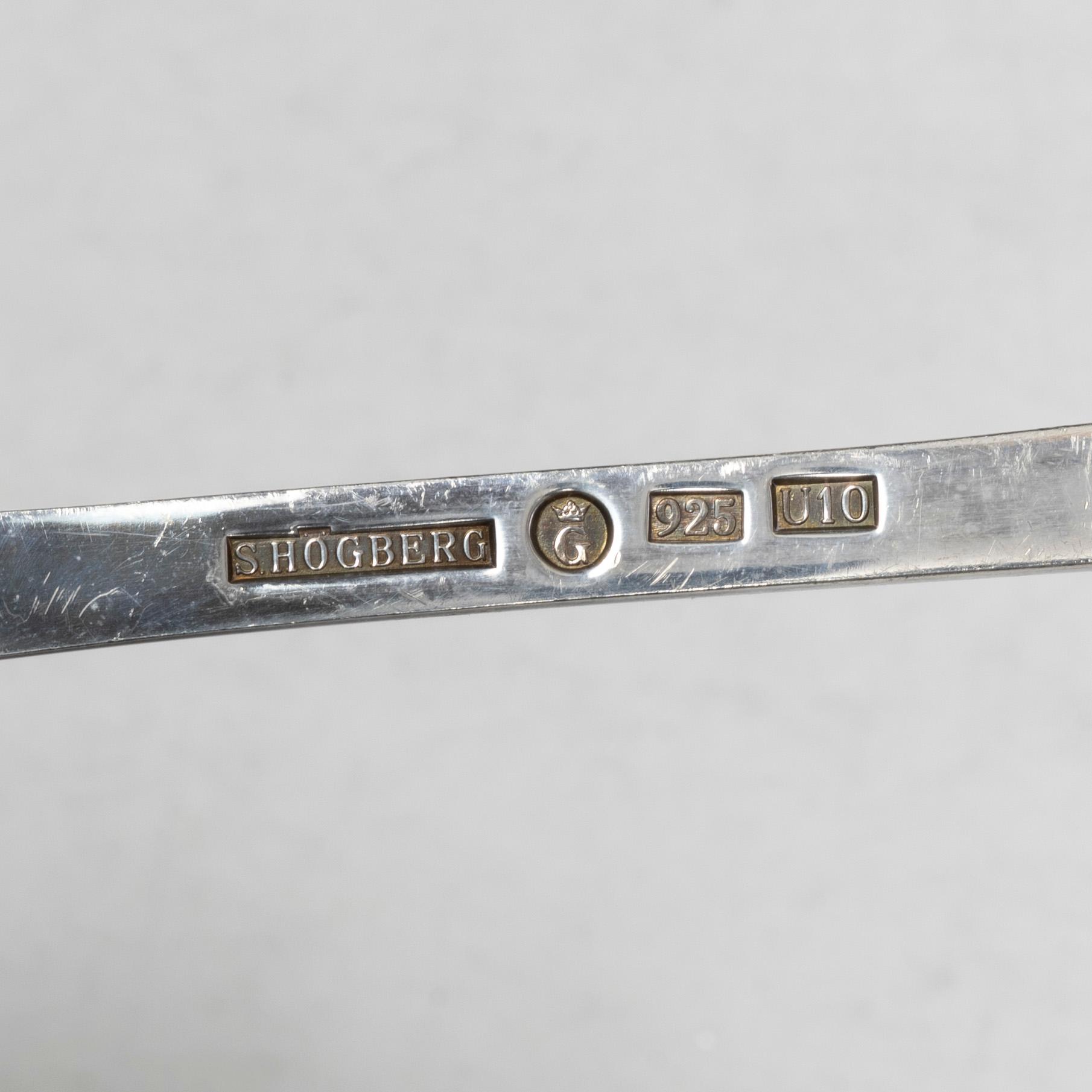 Sven-Erik Högberg, soppslev, sterlingsilver, Göteborg, 1994.