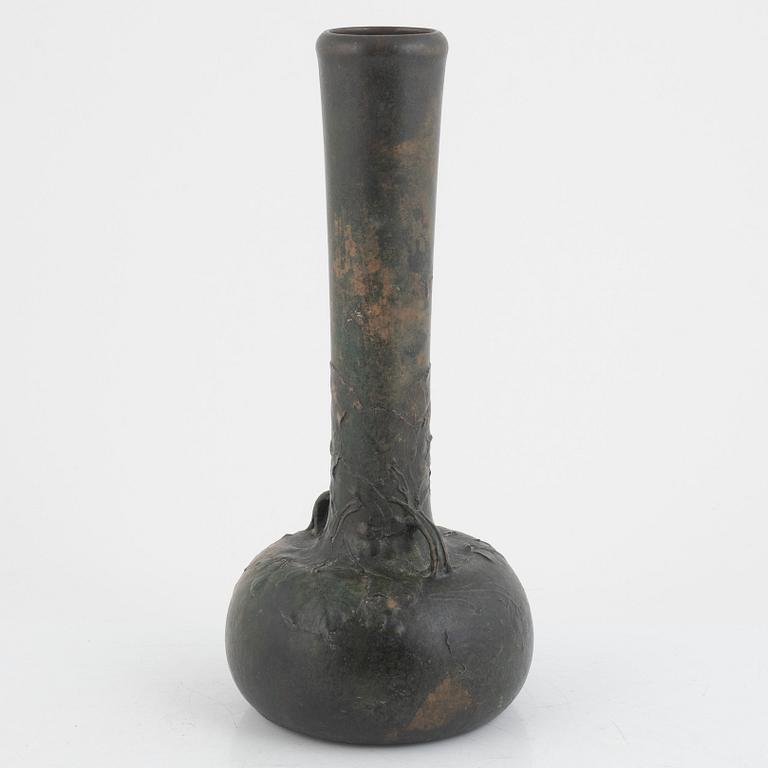 Hugo Elmqvist, patinated bronze, Stockholm, Art Nouveau, early 20th century.