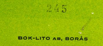 A Swedish movie poster by Gösta Åberg, James Bond "Agent 007 - Med rätta att döda" (Dr No) 1963 numbered 245.