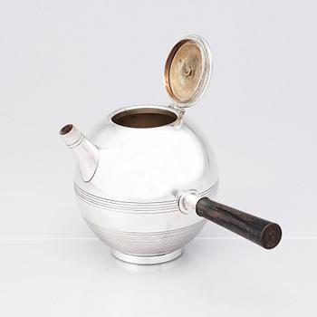 Sylvia Stave, an alpacca coffee service, C.G. Hallberg, Stockholm 1930s.