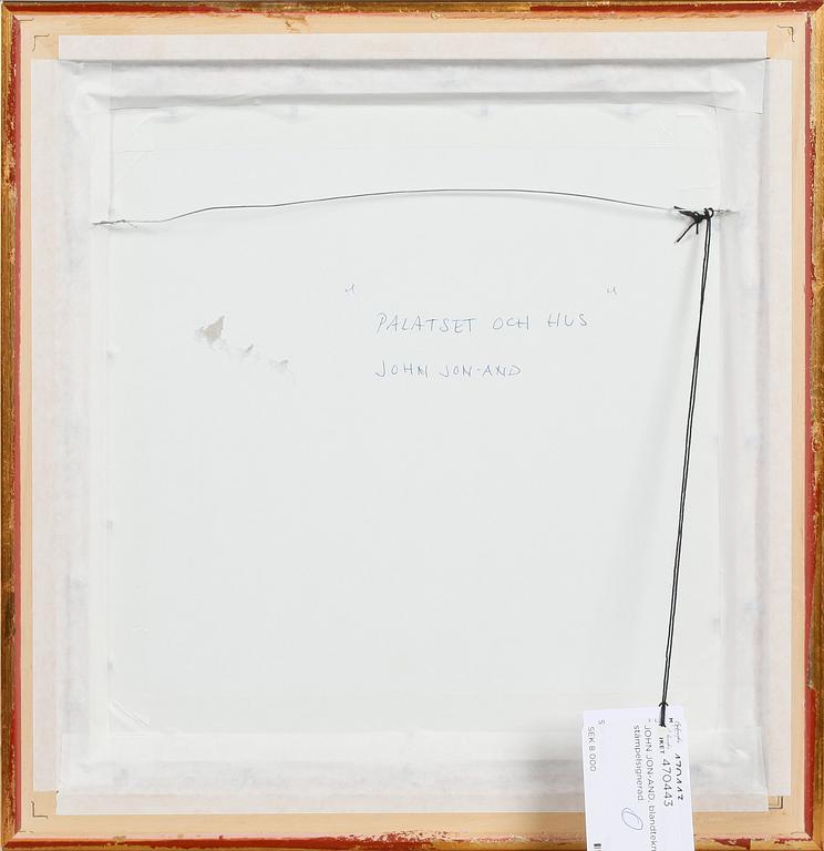 JOHN JON-AND, blandteknik, stämpelsignerad.