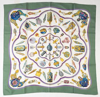 Hermès, scarf, "Qu'importe le flacon".