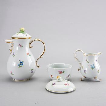 A 12 pcs Mesissen porcelain service.