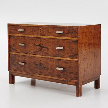 A chest of drawers, 1930's.