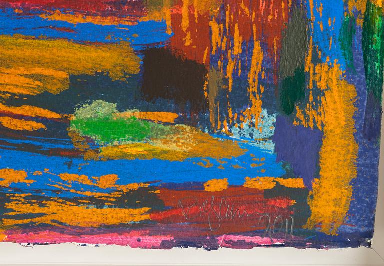 Rolf Hanson, tempera, signerad och daterad 2011.