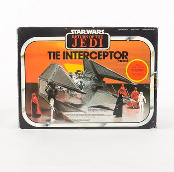 STAR WARS, Tie Interceptor i kartong, Return of the Jedi, 1983.