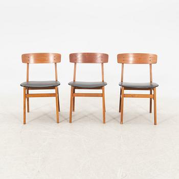 Chairs 6 pcs Farstrup Denmark 1960s.