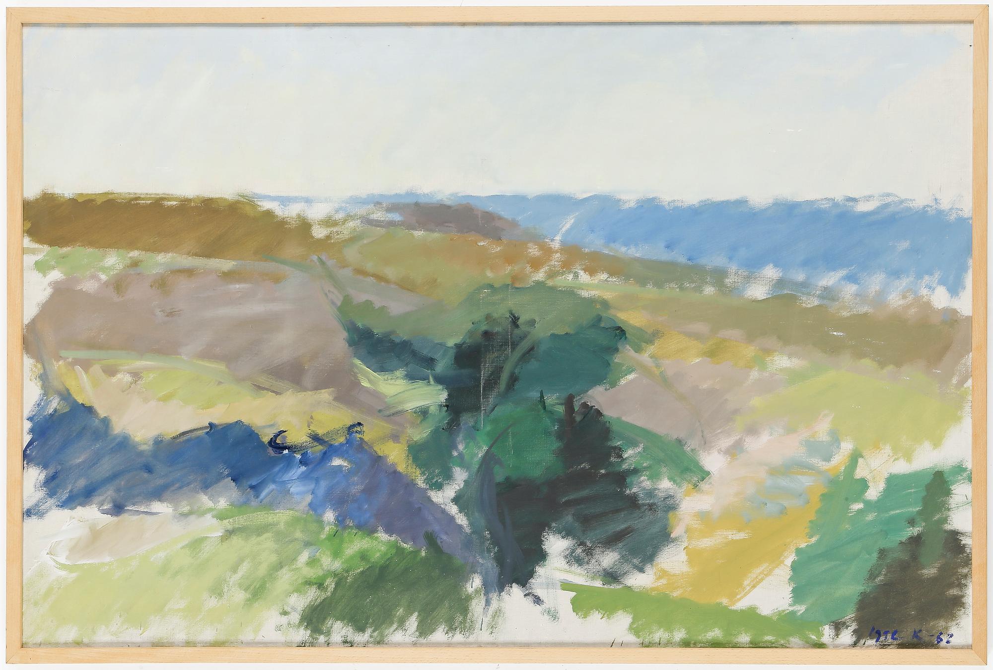 IGGE KARLSSON, olja på duk, signerad och daterad -62.