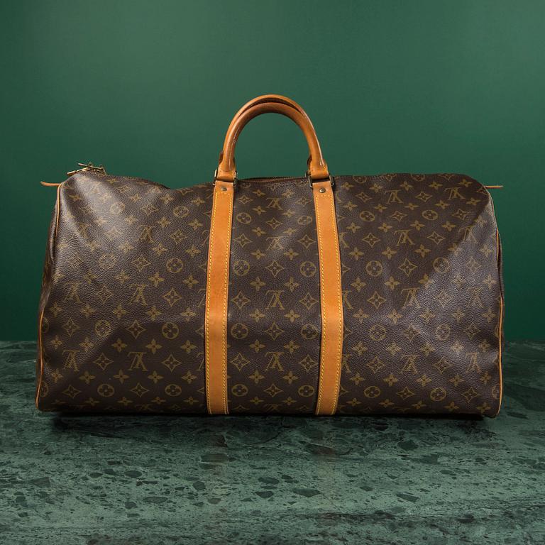 VÄSKA / WEEKENDBAG, "Keepall 55", Louis Vuitton.