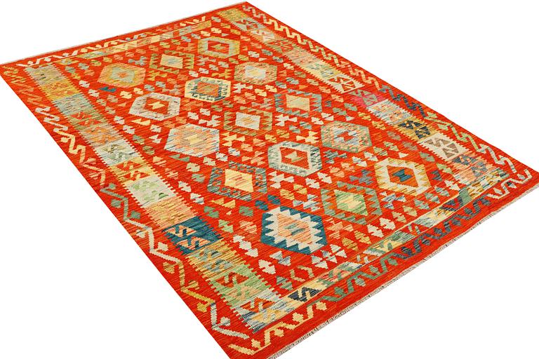 A Kilim carpet, c. 248 x 179 cm.