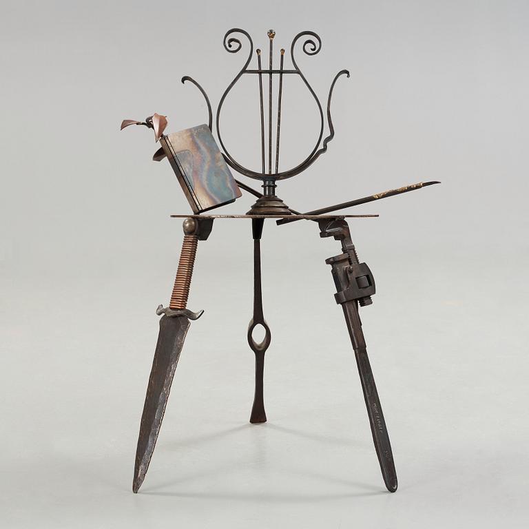 MARK BRAZIER JONES, stol "Lyre", England 1990.