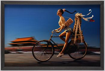 Chen Man, "Miss Wan studies hard", 2011.
