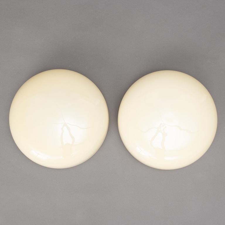 Harald Notini, a pair of ceiling lamps model "10676", Arvid Böhlmarks Lampfabrik, 1930s.