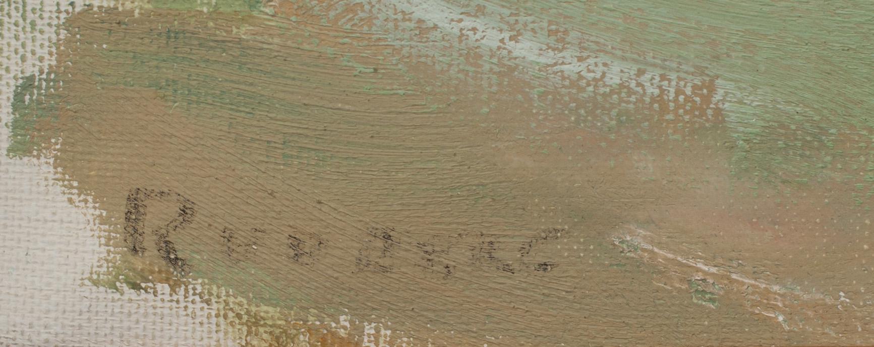 GUSTAV RUDBERG, olja på duk, signerad.