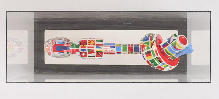 Carl Fredrik Reuterswärd, "One World for Non-Violence".