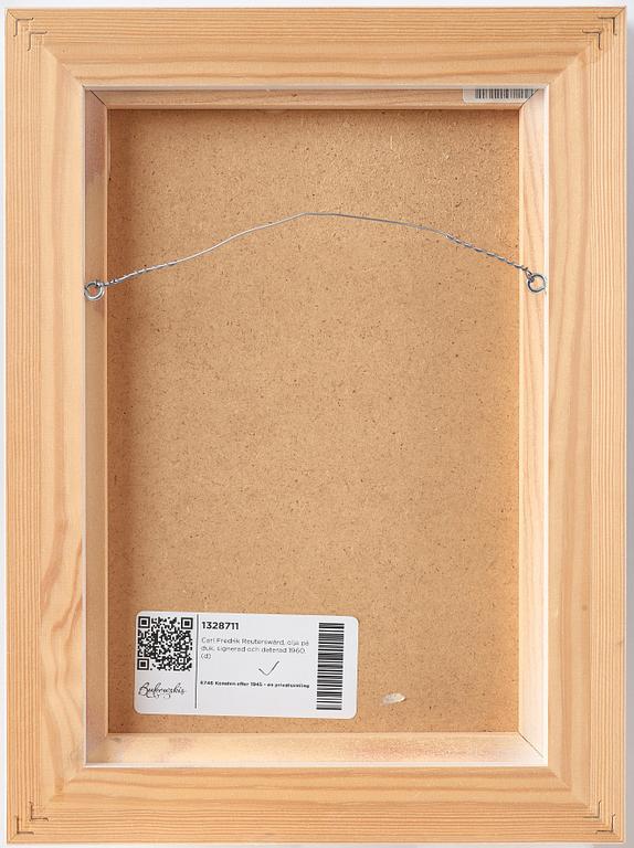 Carl Fredrik Reuterswärd, olja på duk, signerad och daterad 1960.