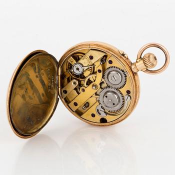 LADY'S POCKET WATCH, 14K gold, swiss mark.