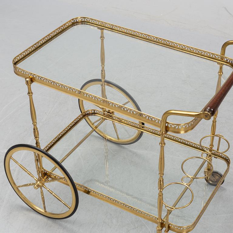 A late 20th century serving trolley.