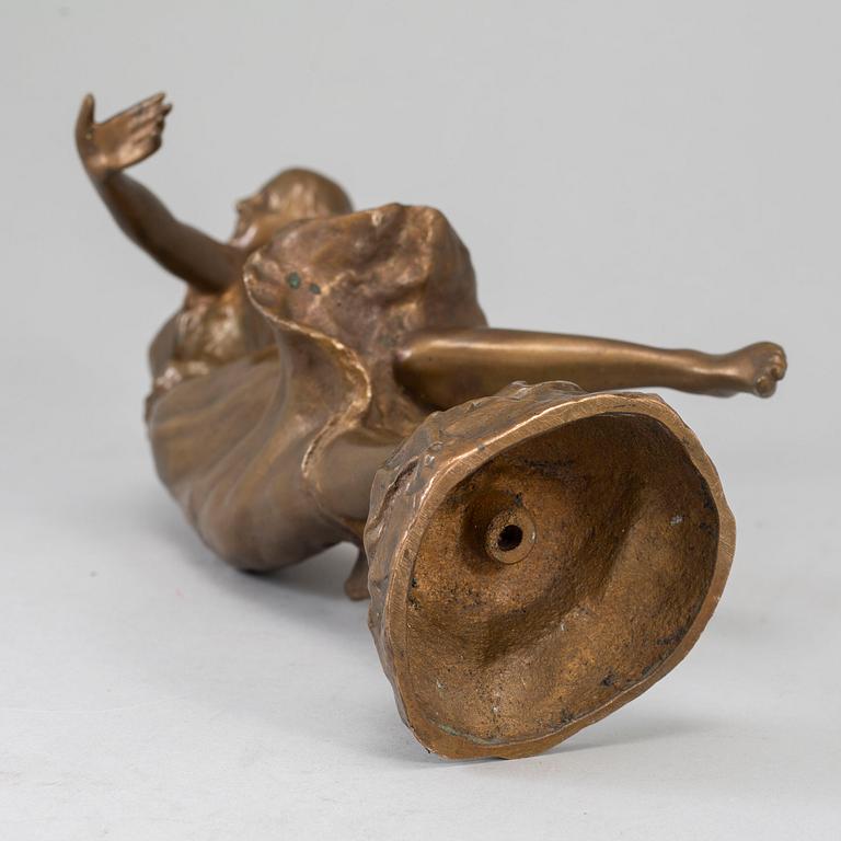 UNKNOWN ARTIST 20TH CENTURY, sculpture. Signed. Foundry mark. Bronze, height 29 cm.