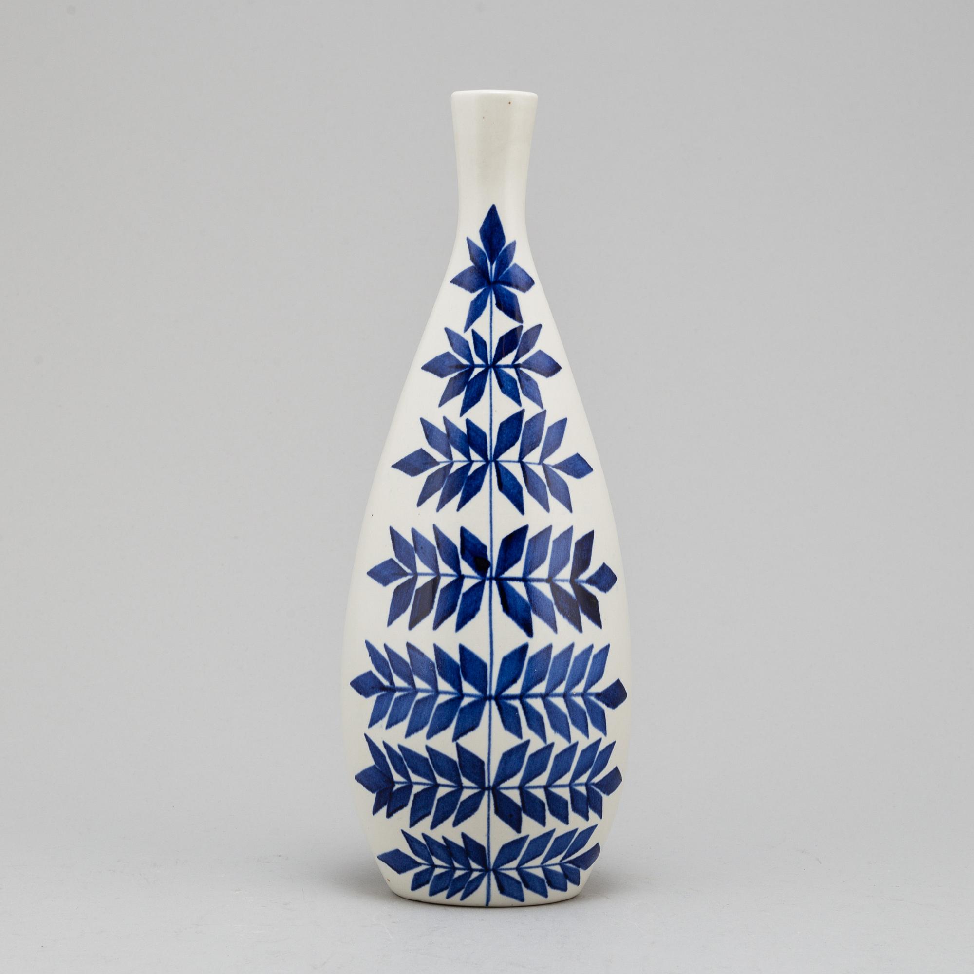 A Karin Björquist indigo vase.