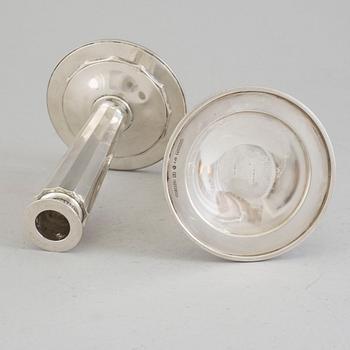 ATELIER BORGILA, ljusstakar, ett par, sterling silver, Stockholm, 1956.