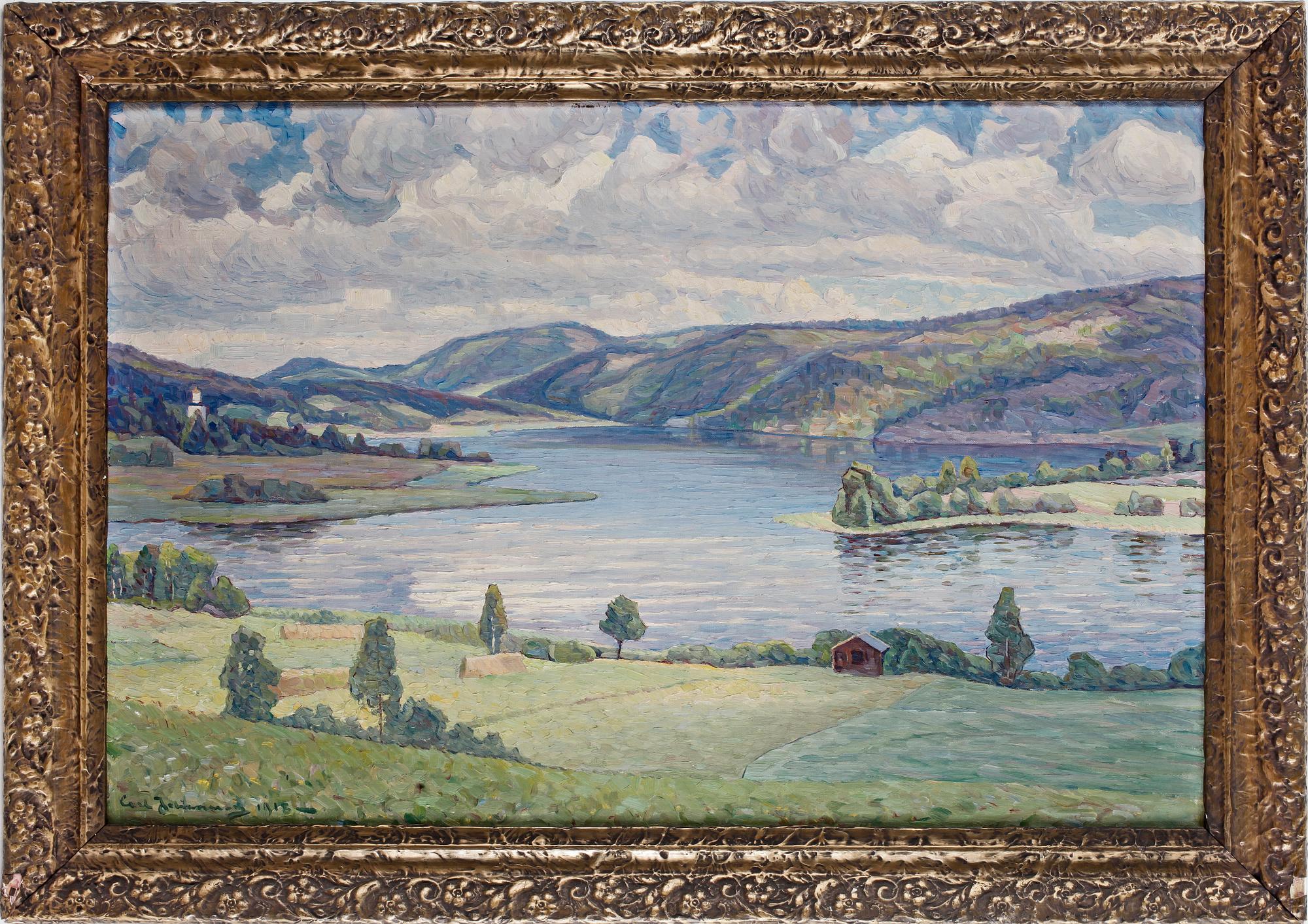 CARL JOHANSSON, olja på duk, sign o dat 1918.