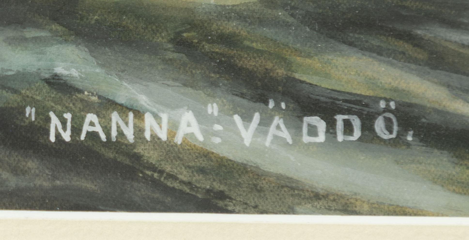 Gustav Fredriksson, "Nanna" – Väddö.