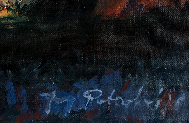 JERZY POTRZEBOWSKI, olja på duk. Sign.